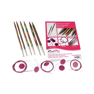 Sada vymeniteľných ihlíc KnitPro Symfonie Wood Starter
